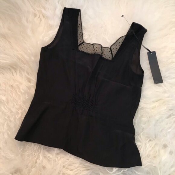 Jenni Kayne Tops - JENNI KAYNE Silk Square Neckline Top 1250